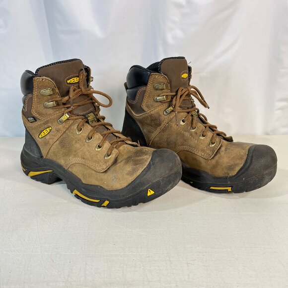 7.5 EE Men's KEEN Utility Mt. Vernon 6'' Waterproof Soft Toe Work Boot - 1014600 - Picture 8 of 14